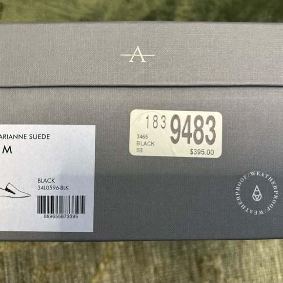 Aquatalia Women's Dark Suede Loafers - Picture 8 of 8